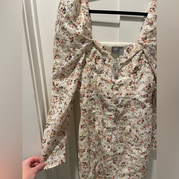 ASOS Broderie Puff Sleeve Mini Dress- Size 2 - Picture 4 of 7